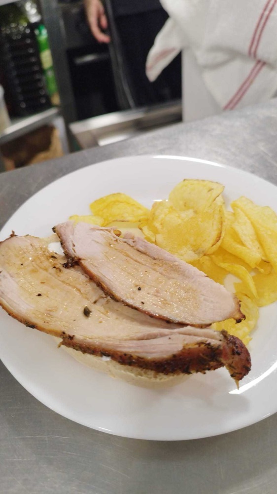 Bocata de lomo a la sal